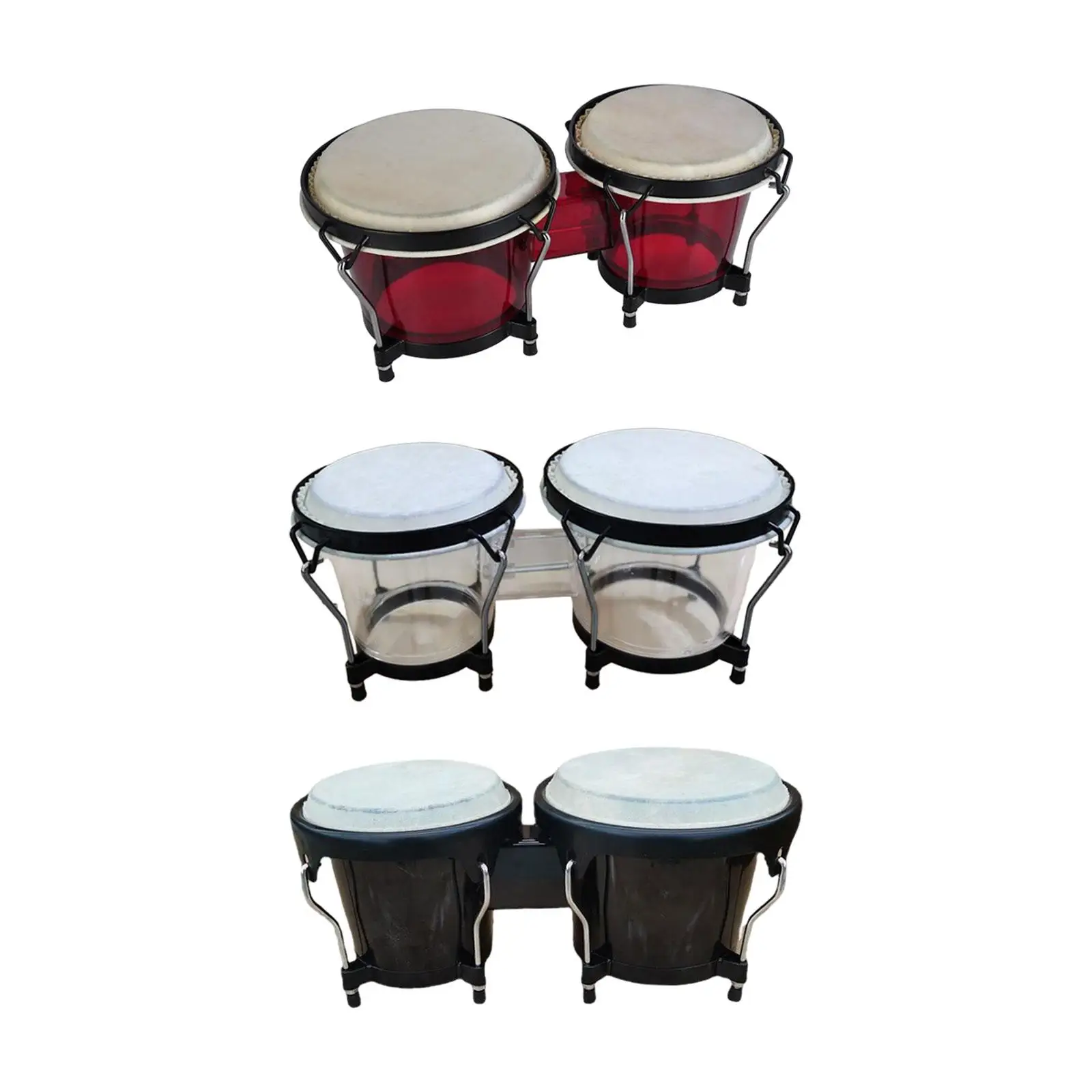6 ''E 7'' Bongo Drum Set Percussion Bongo Drum Portatile Per Bambini Regalo Di Festa Professionale Bambini E Adulti Ragazzi Ragazze
