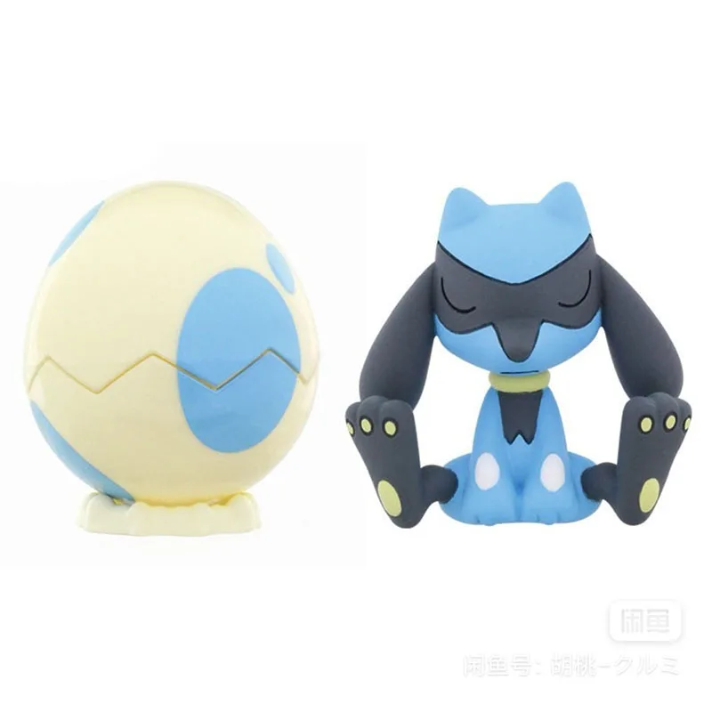 Takara Tomy Genuino Pokemon Gashapon Giocattoli Riolu Munchlax Dedenne Songu Cubone Carino Action Figure Giocattoli Di Modello
