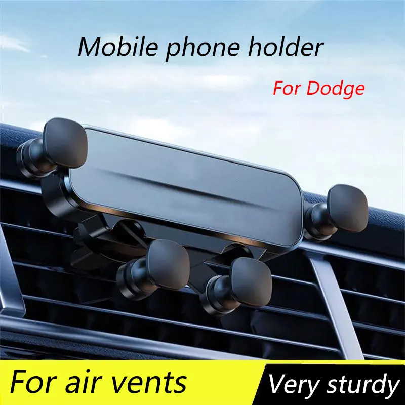 Supporto Per Telefono A Gravità Per Dodge Ram 1500 Caravan Viper Demon Glassing Staffa Di Navigazione Silent Locked Air Outlet Accessori Per Auto