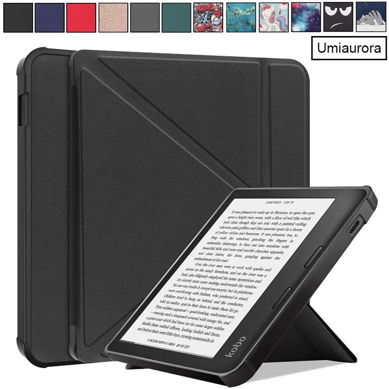 Per Kobo Libra 2 Libra2 2021 Smart Case Magnetic Pu Leather Auto Sleep Wake Up Stand Cover Protettiva Funda