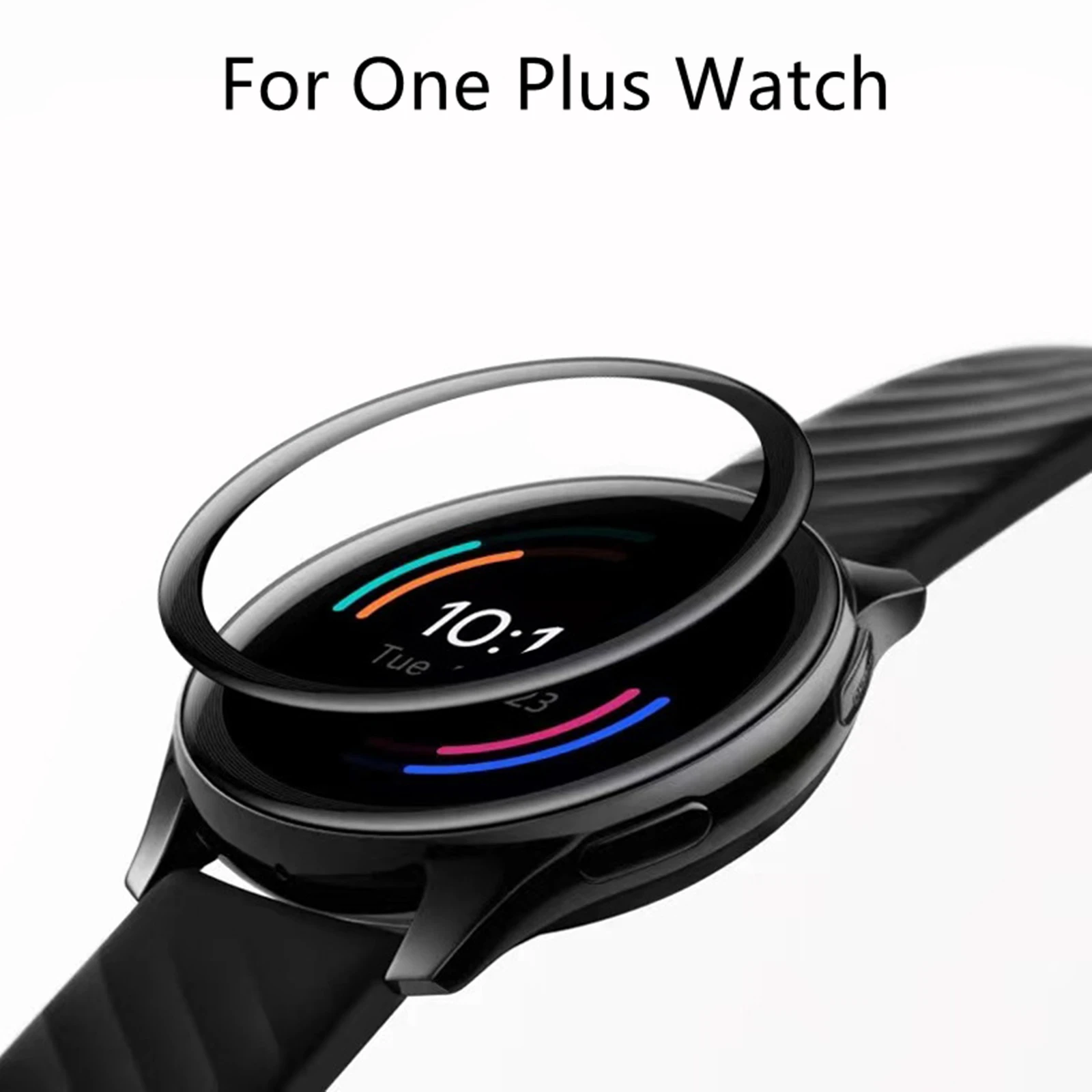 Per One Plus Watch Pellicola Protettiva A Schermo Intero 1 + Watch Materiale Composito Pmma 1 + Smart Watch 3D Curvo A Schermo Intero