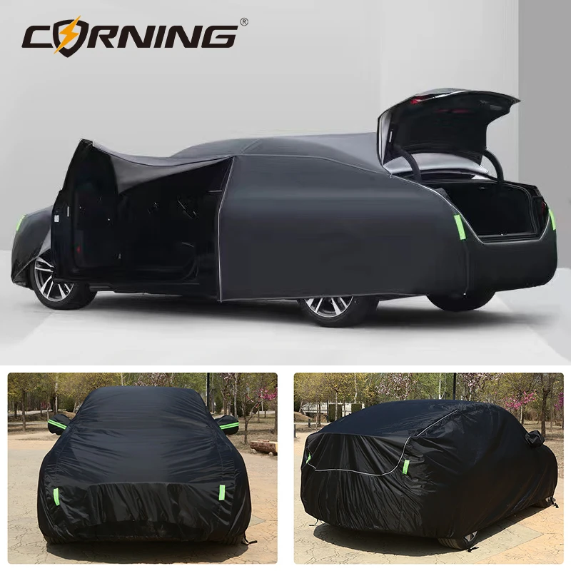 Coperture Per Auto Protezione Da Neve Parasole Parasole Esterno Copertura Impermeabile Esterno Auto Antigrandine Cotone Imbottito Esterno Universale