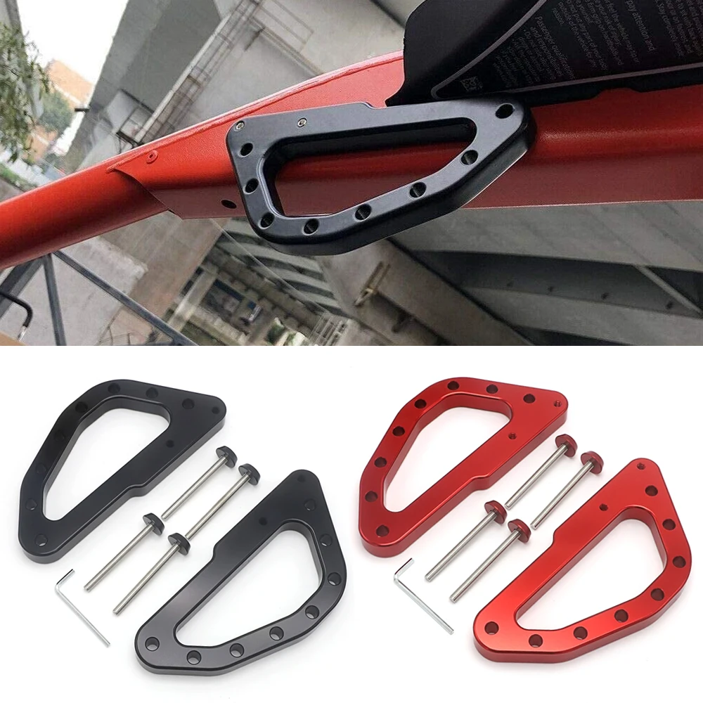 Maniglie Per Roll Bar Per Can-Am Maverick X3 Xds Xrs Ess Xrc Turbo Rr X3 2017-2021 2020 2019 2018 Alluminio Billet Resistente
