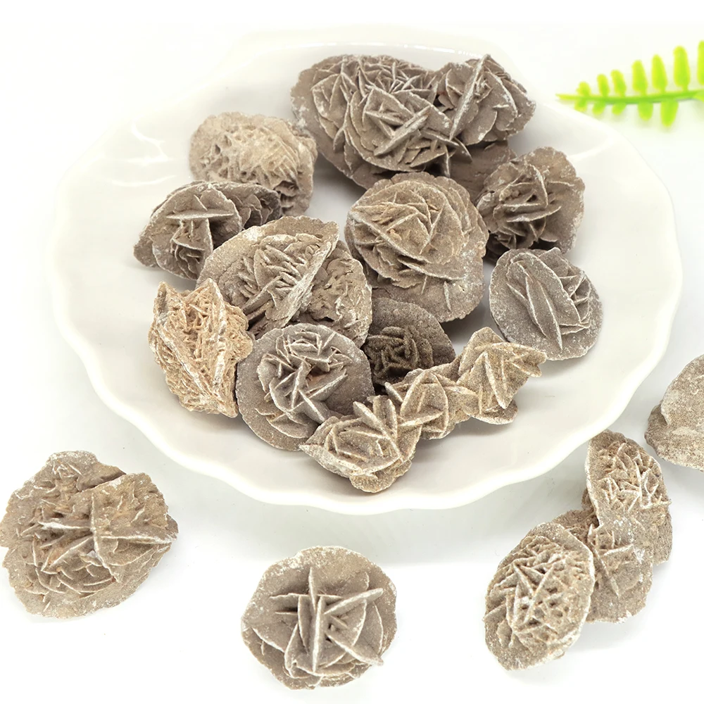 Desert Rose Natural Selenite Stone Quartz Crystal Reiki Healing Gemstone Minerals Campione Adenium Obesum Home Decoration Crafts