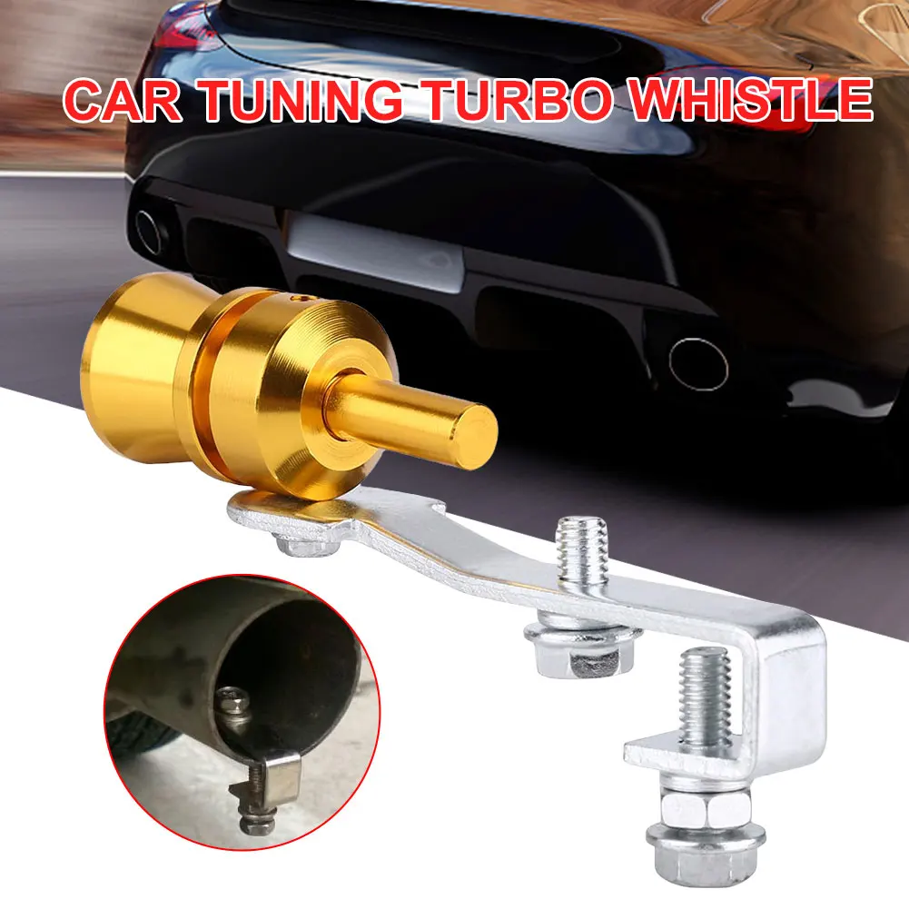 Lega Di Alluminio Car Roar Maker Turbo Sound Whistle Universal Turbo Scarico Fischietto Sound Booster Blow Off Per Car Styling Tunning