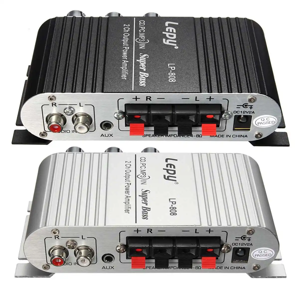 Nuovo Amplificatore Per Auto 12V Mini Hifi Stereo Audio Amplificatore Di Potenza Subwoofer Booster Radio Mp3 Channel Audio Stereo Per Car Home Audio