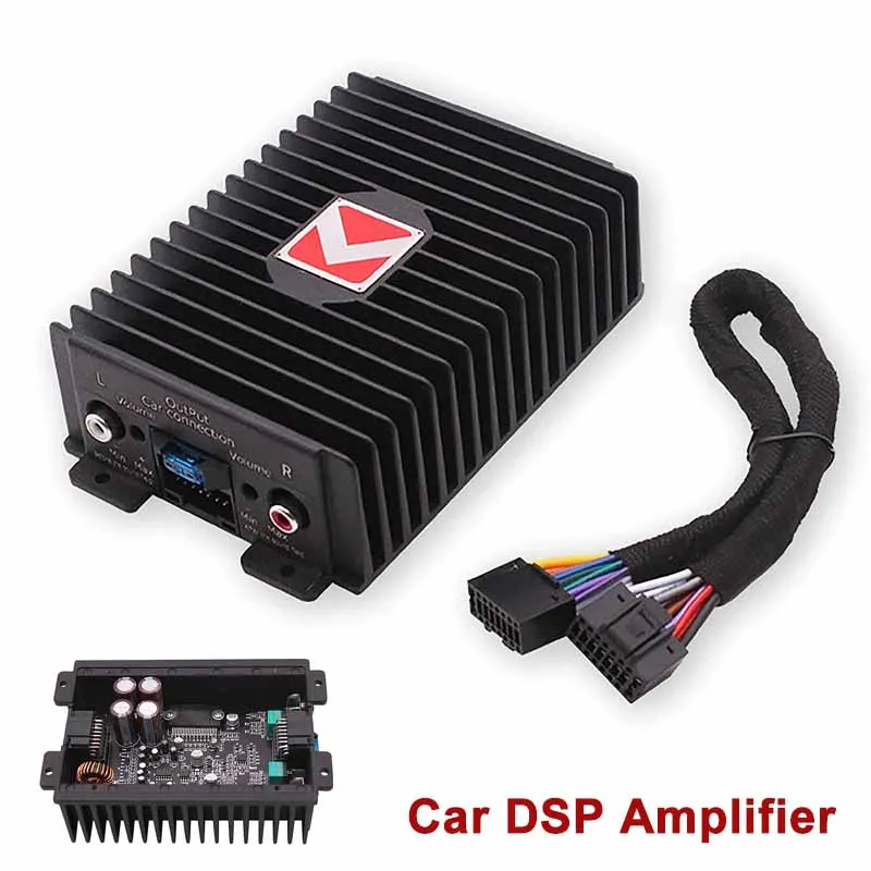 Amplificatore Dsp Per Auto Amplificatore Hi-Fi Audio Processore Audio Digitale Per Altoparlanti Per Auto Alimentatore Subwoofer Amplificatore Stereo P