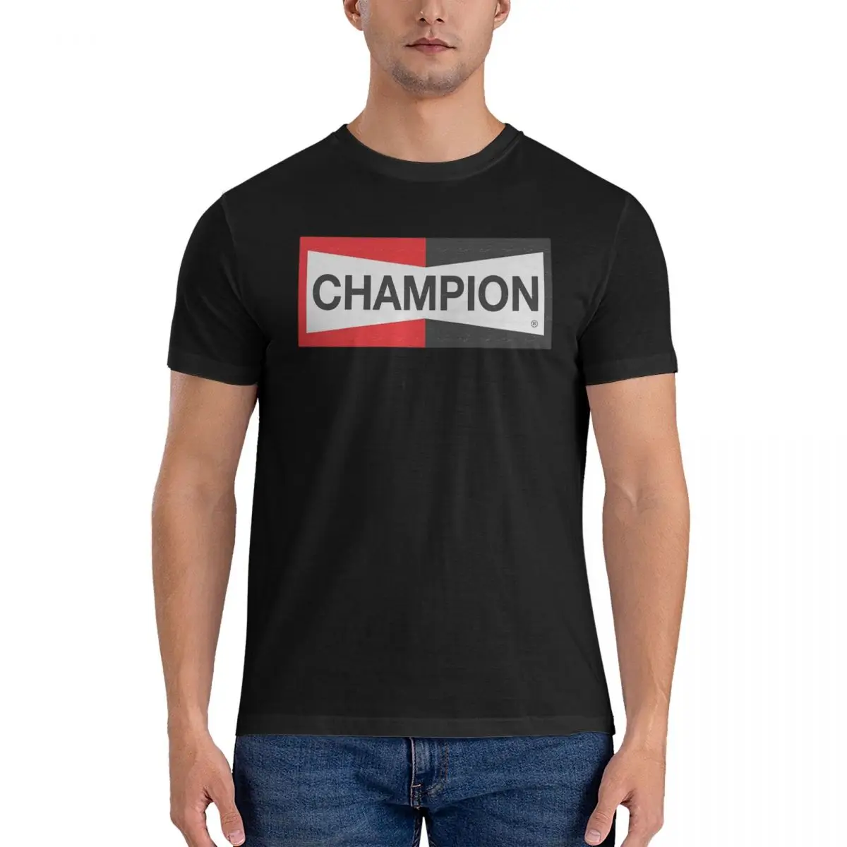 T-Shirt Vintage Champion In Cotone 100% Brad Scatto Rock Booth Maglietta Oversize Divertente Maschile Da Uomo Girocollo Camicie Estive Top S-6Xl