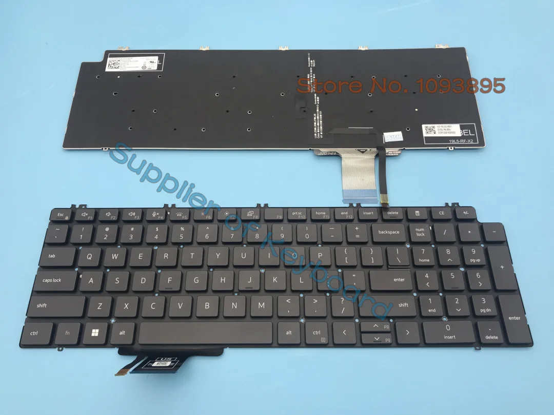 Per Dell Precision 7550 7750 7560 7760 Tastiera Inglese Per Laptop Retroilluminata