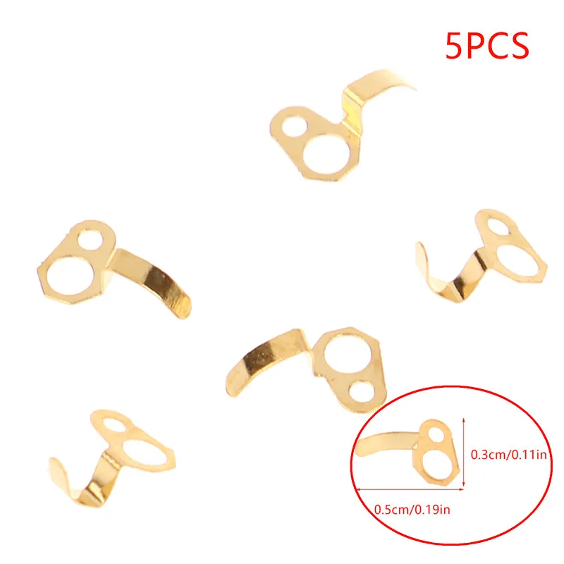 5 Pz Oro Orologio Movimento Sostituzione Elettrodo Negativo Per Movimento Batteria Contatto Chiusura Fit Ronda 505/515/585/705/715/775/785
