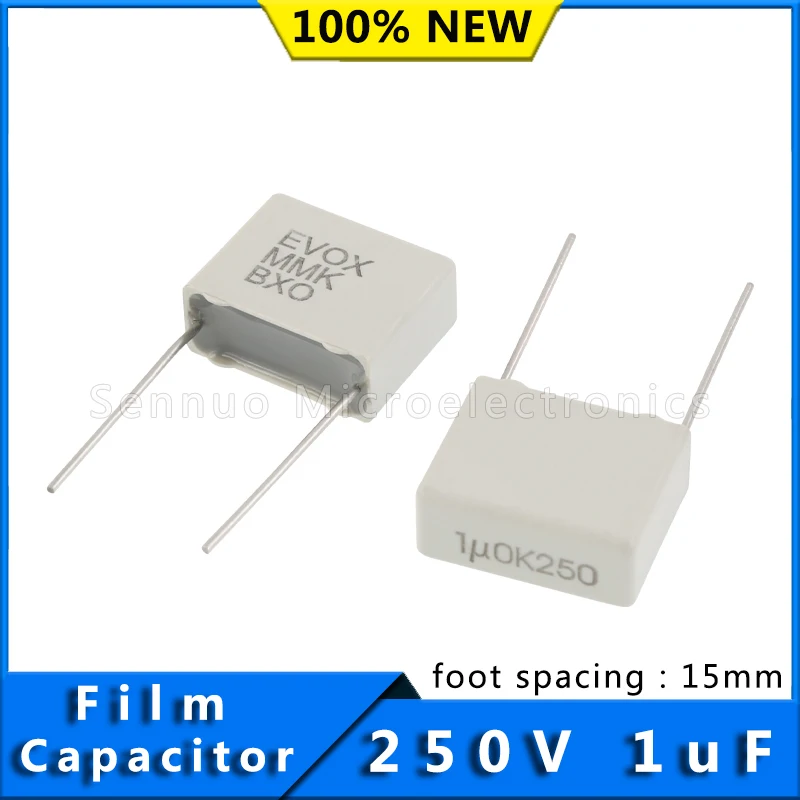 5/10Pcs Brand New Swedish Evox Rifa Film Capacitor Mmk 250V 1Uf 250V 105 Pitch 15Mm Audio Frequency Divider Stepless Capacitor