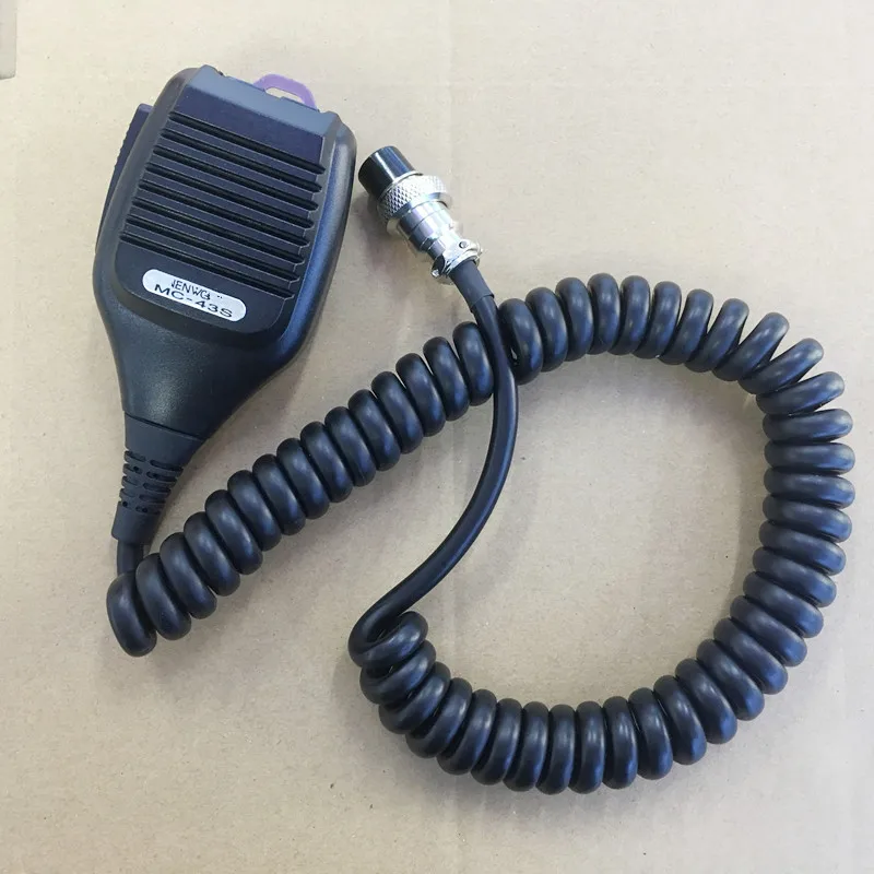 Mc-43S Mic Microfono Rotondo 8 Pin Per Kenwood Ts-480Hx Tm-231 Ts-990S Ts-2000X Ecc Autoradio