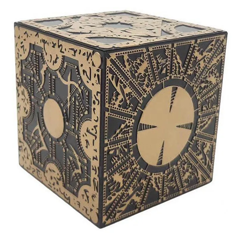 1:1 Hellraiser Puzzle Box Mobile Lament Horror Terror Figures Film Serie Hellraiser Cube Completamente Pinhead Prop Figurine Toy