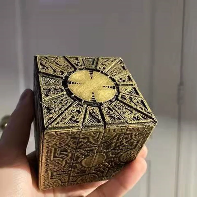 Lament Puzzle Box Lock 2022 Hellraiser 1:1 Puzzle Box Rimovibile Lament Horror Film Series Cube Full Function Needle Props Model