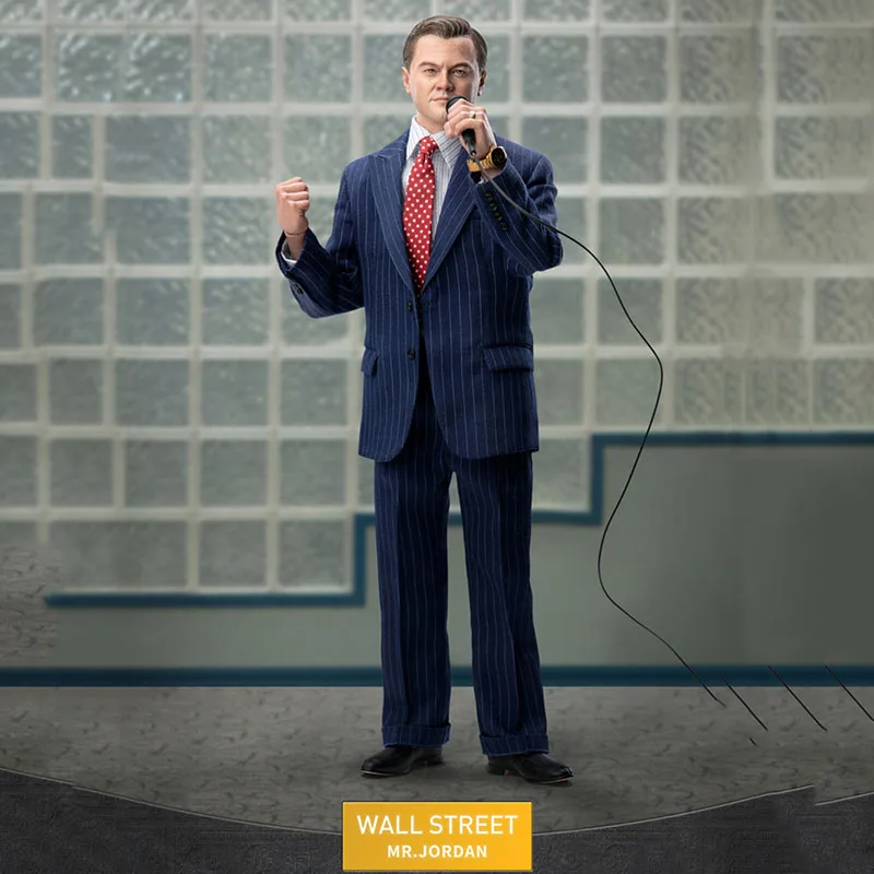 In Magazzino Mars Toys Mat007 1/6 The Wolf Of Wall Street Stockbroker Leonardo Mr. Jordan 12 ''Set Completo Action Figure Model Toys
