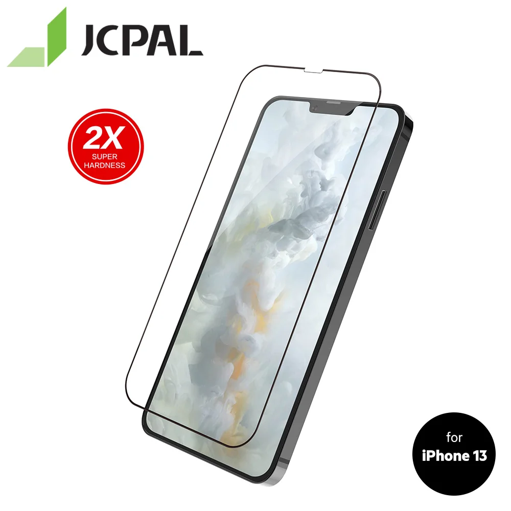 Nuovo Jcpal Full Cover Edge Super Durezza Preserver Temperato Super Durezza Protezione Dello Schermo Per Iphone 13 Pro Max Mini Xs 8Plus
