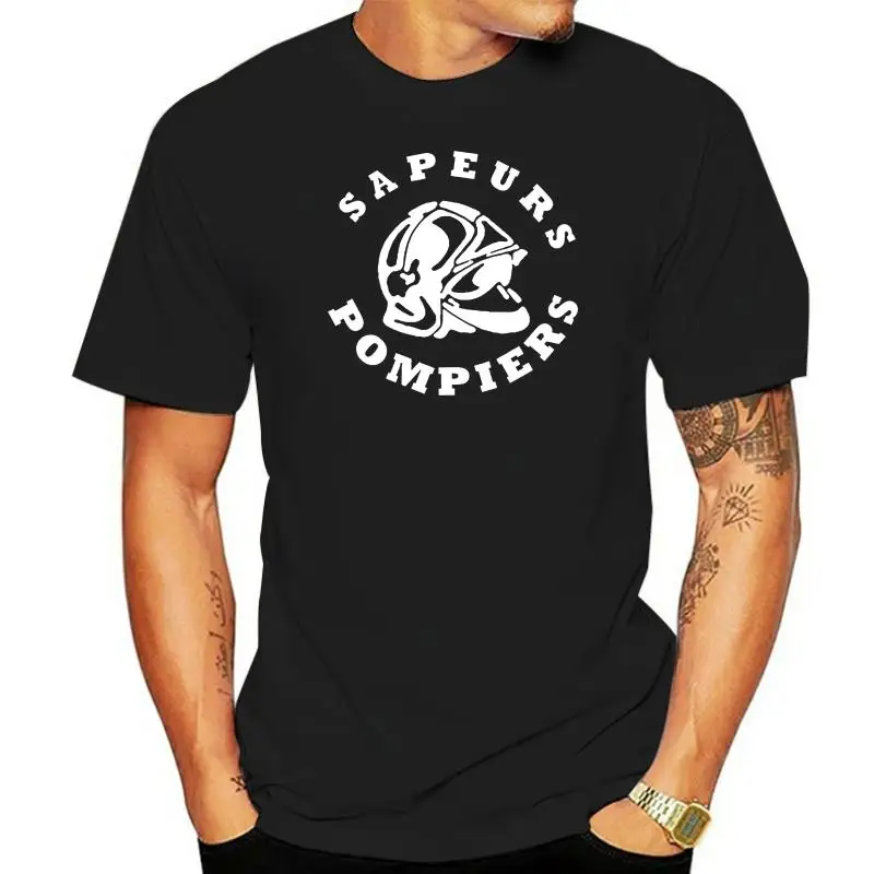 Vendita Calda Fashion Inspired New Sapeurs Pomponiers France Circle Pompiere Reparto T Shirt Tee Shirt Sport Shirt