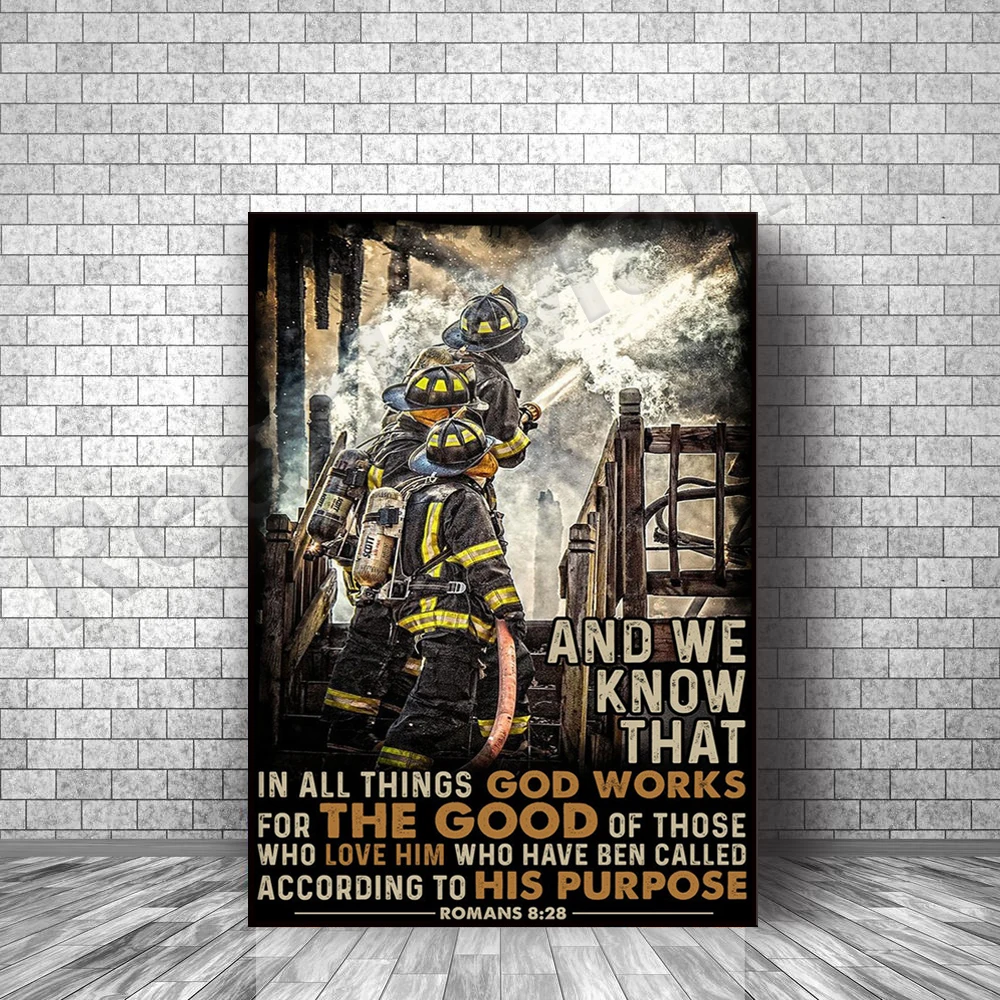Pomper Pomper Et Nous Savons Que Dans Toutes Les Choses Dieu Travile Pour La Bonne Affiche Maison Affiche De Decor Vi