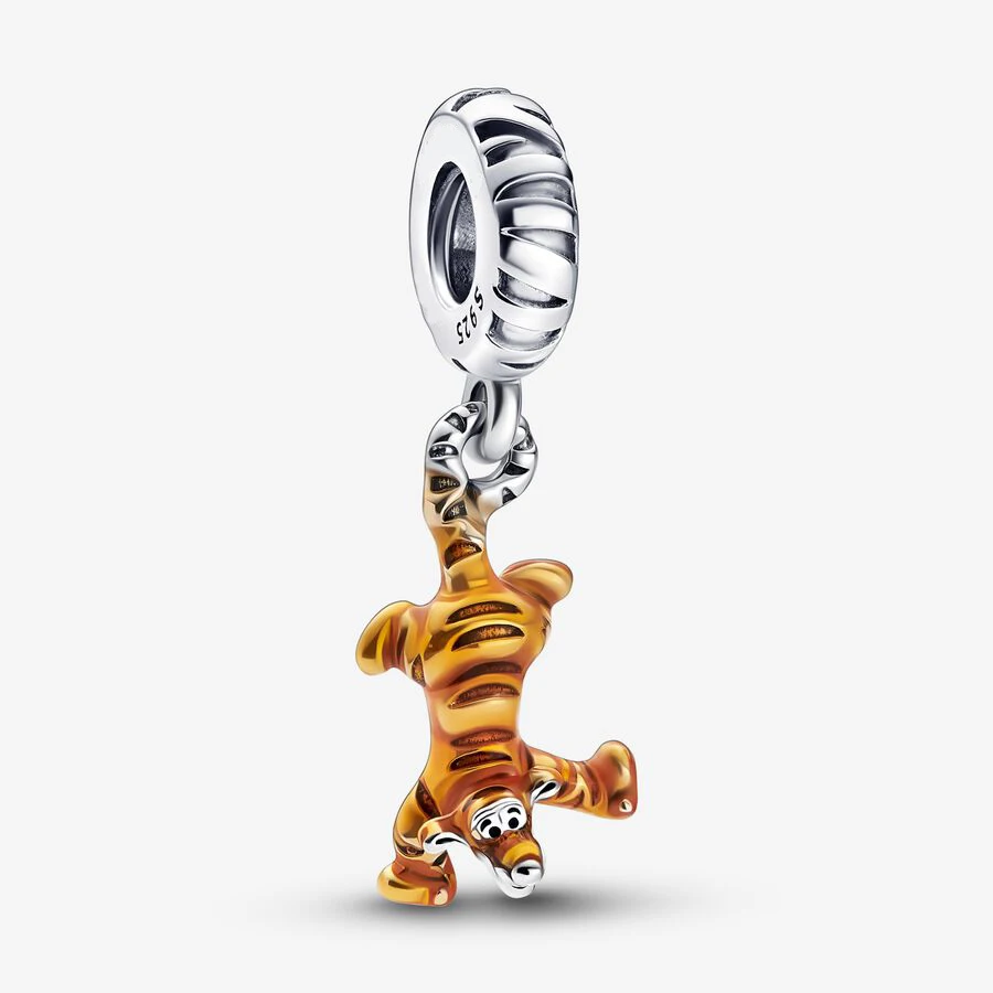 Disney Winnie The Pooh Tigger Ciondola Charm Fit Originale Pandora Bracciali Charms Perline Ciondolo Gioielli Berloque