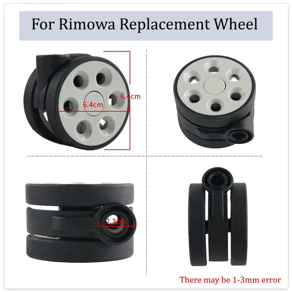 Adatto Per Rimowa Trolley Case Valigia Ruota Universale Valigia Ruote Silenziose Parti Di Manutenzione Della Puleggia A Rulli Resistenti All'Usura