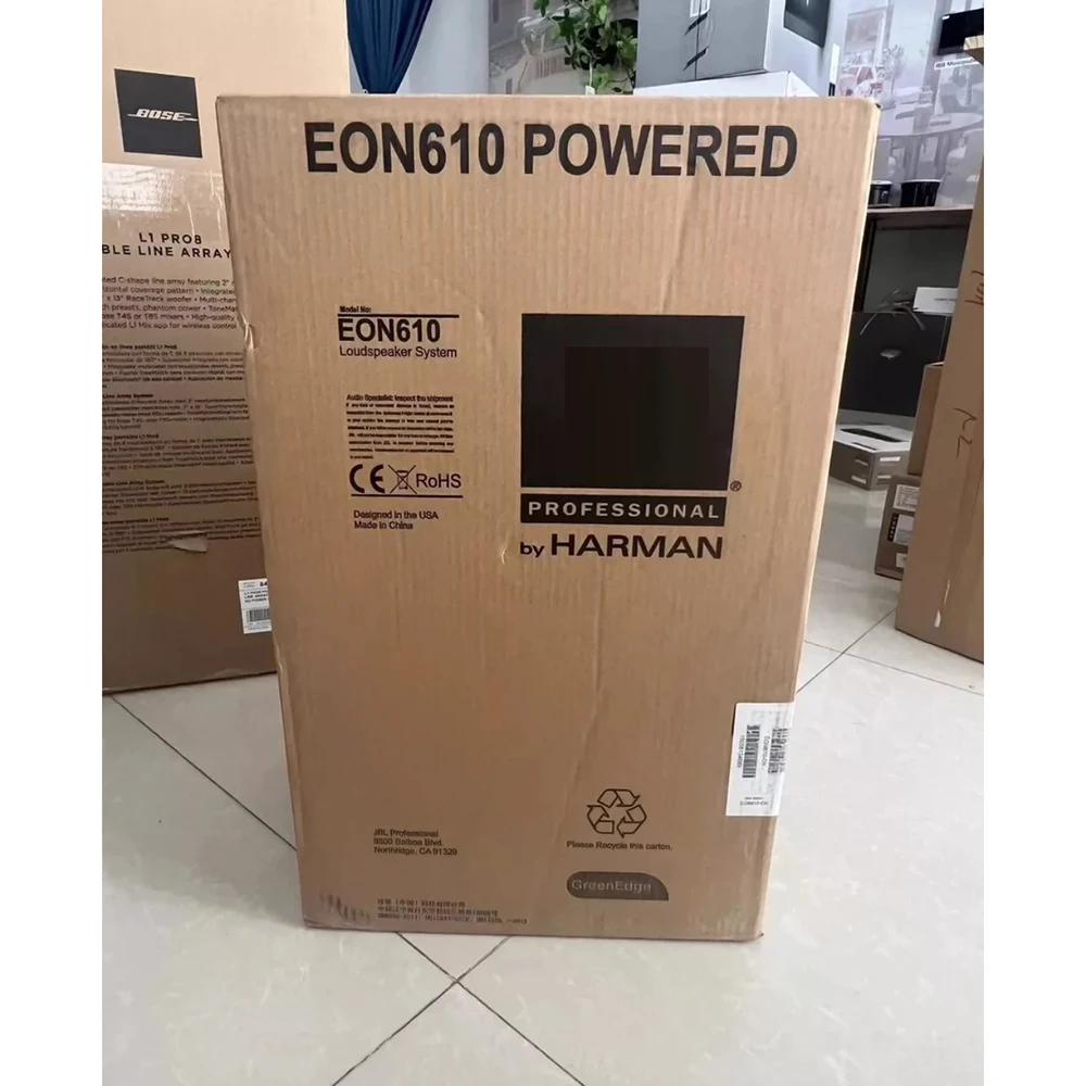 Eon 610 Alimentato Per Altoparlante Portatile Attivo Jbl Eon610 Con Sistema Audio Amplificatore