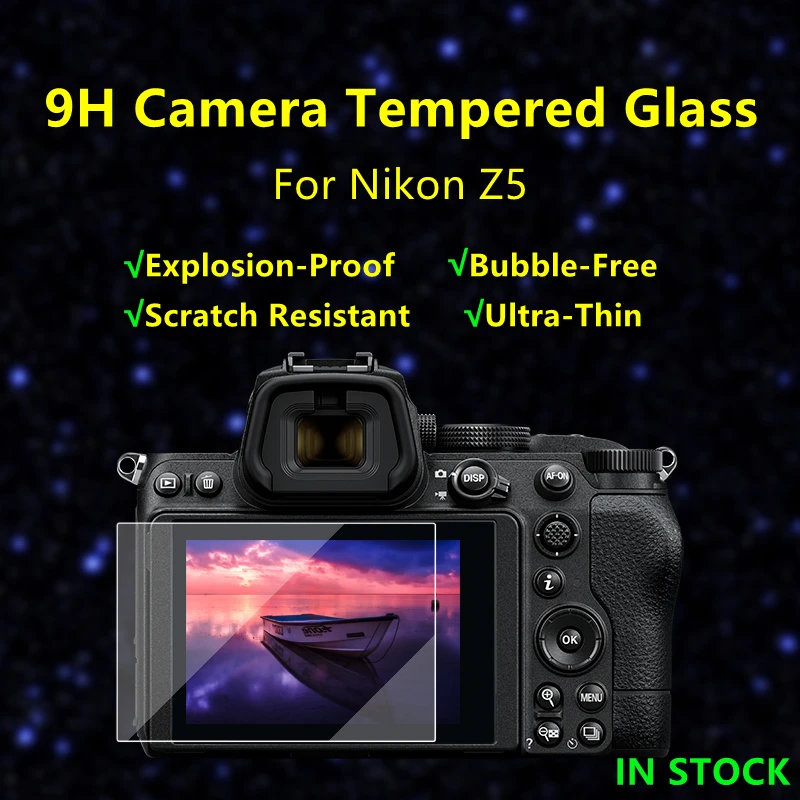 2 Pezzi Di Vetro Per Fotocamera Nikon Z5 Per Nikon Z5 Z5 Pellicola Protettiva Per Schermo 9H Durezza Vetro Temperato Protezione Per Schermo Ultra Sott