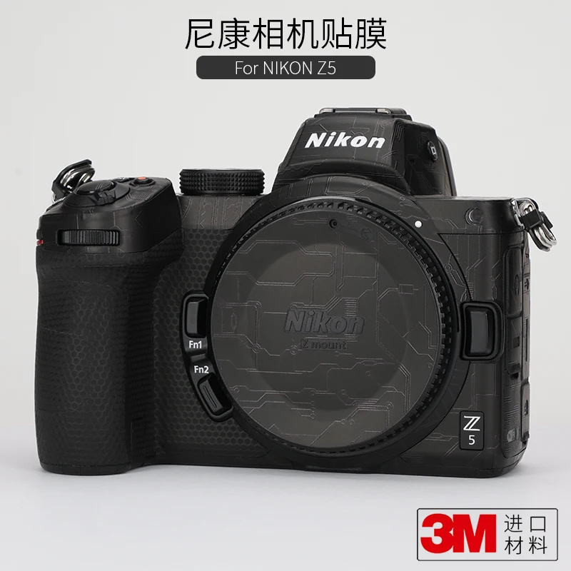 For Nikon Z5 Body Film Application Nikon Slr Camera Carbon Fiber Sticker Protective Film Full Cover 3M