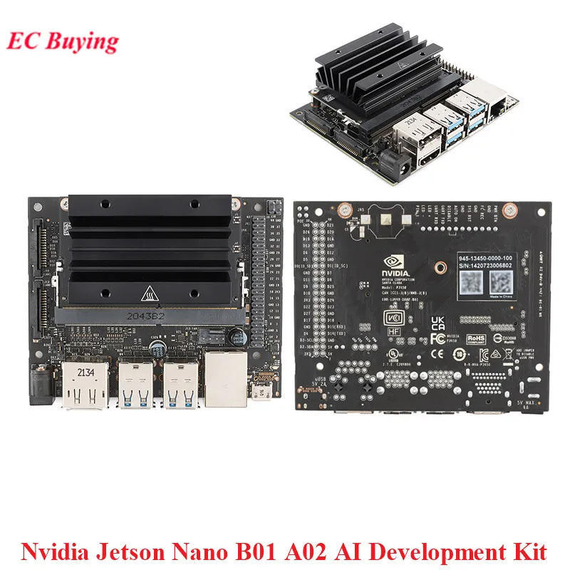 Nvidia Jetson Nano B01 A02 Ai Development Board Developer Kit Learning Demo Board Iic I2C Embedded Quad-Core Arm-Cortex-A57Ai