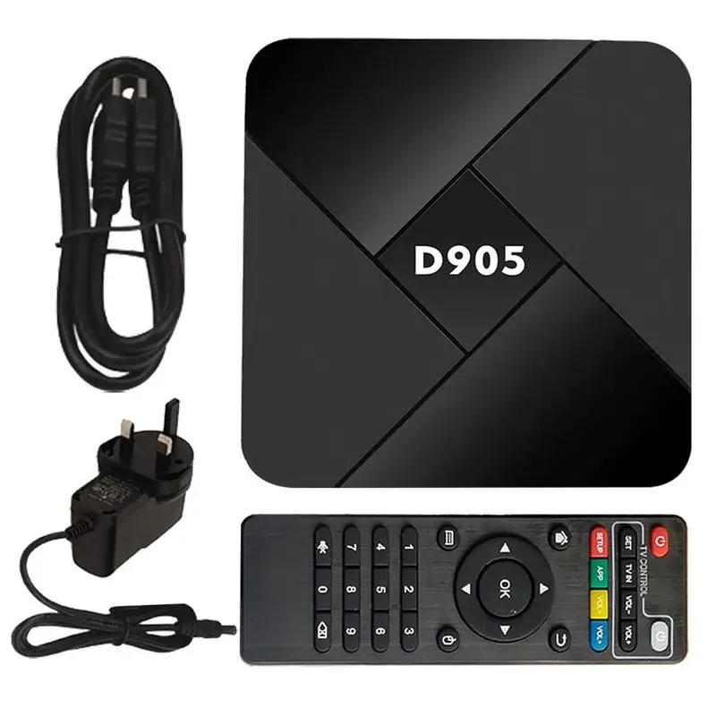 D905 Quad Core Wifi Smart Tv Box Lettore Di Rete 4K 1080P Custodia Per Videogiochi 2G Cortex-A53 Quad Core Top Box Lettore Multimediale
