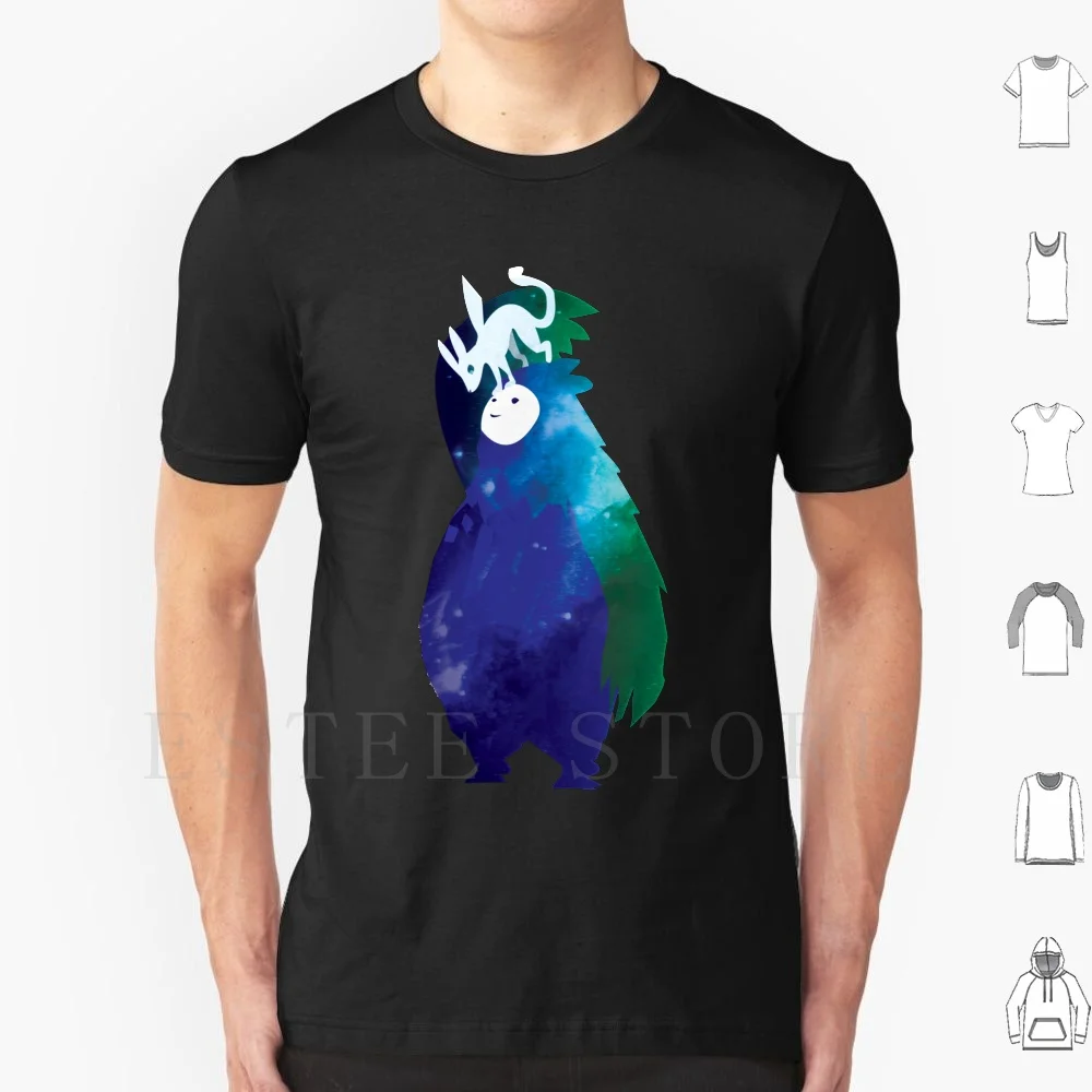 Ori E The Blind Forest T Shirt Uomo Cotone 6Xl Ori Blind Forest Nuovo Gioco New Cute Illustrator Blu Verde Viola Light Testurizzato