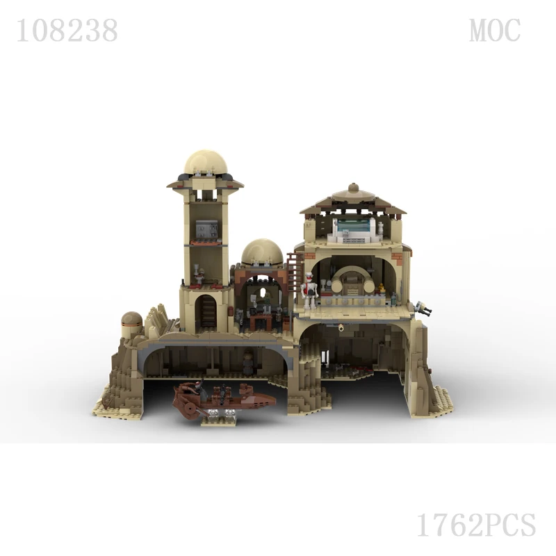 Nuovo 1762 Pcs Star Movie Scene Block Model Space War Moc Kit Fai Da Te Creative Assembly Toy Compatibile 75326 Giocattolo Per Bambini Regalo Di Compl