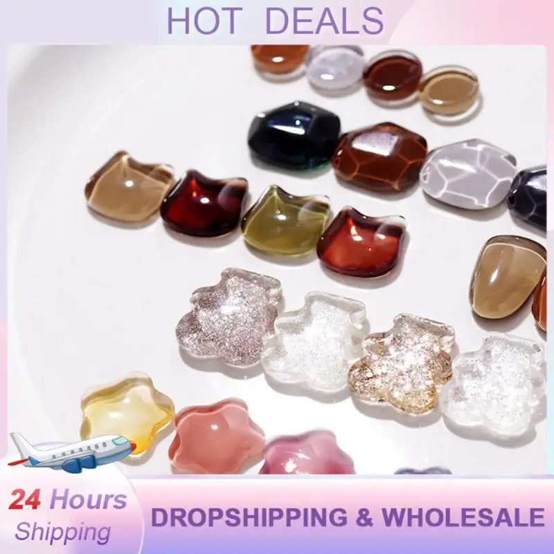40 Pz/Borsa Nail Art Glass Color Card Painting Display Designs Color Board Tips Card Manicure Tools Gel Uv Nail Show Tool