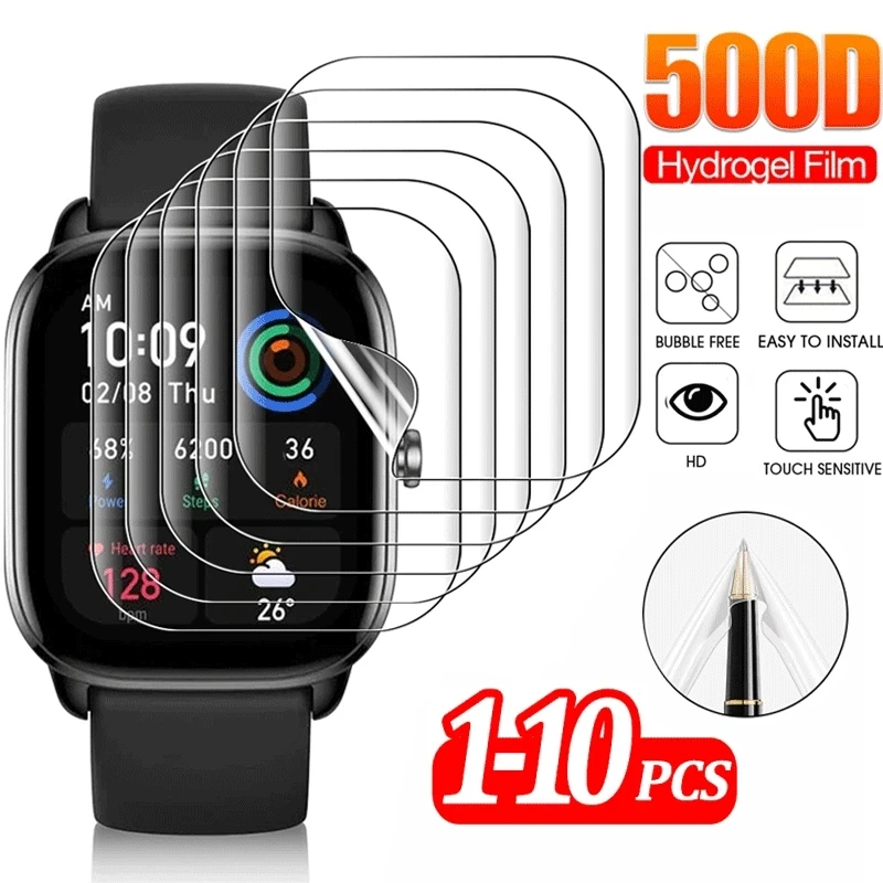 Per Amazfit Gts 4 Mini Smart Watch Pellicola Protettiva Per Schermo In Idrogel Pellicola Morbida Hd Per Huami Amazfit Gts 4 Mini 4 Mini Accessori