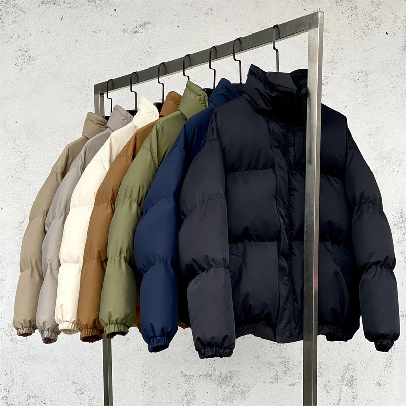 23Ss High Street Essentials Piumino Parka Uomo Donna Tessuto Pesante Unisex Velluto Addensare Piumino Cappotti Goth