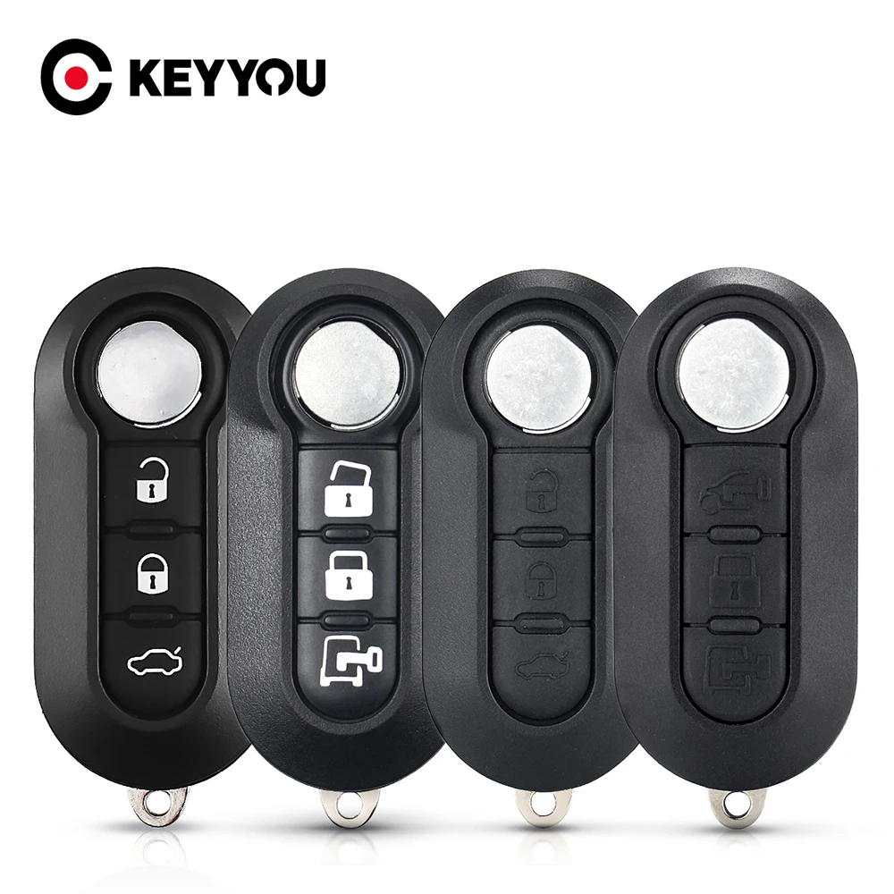Keyyou Car Key Case Cover Per Fiat 500 Panda Punto Bravo Doblo Peugeot Boxer Citroen Relay Fiat Ducato Lancia Musa