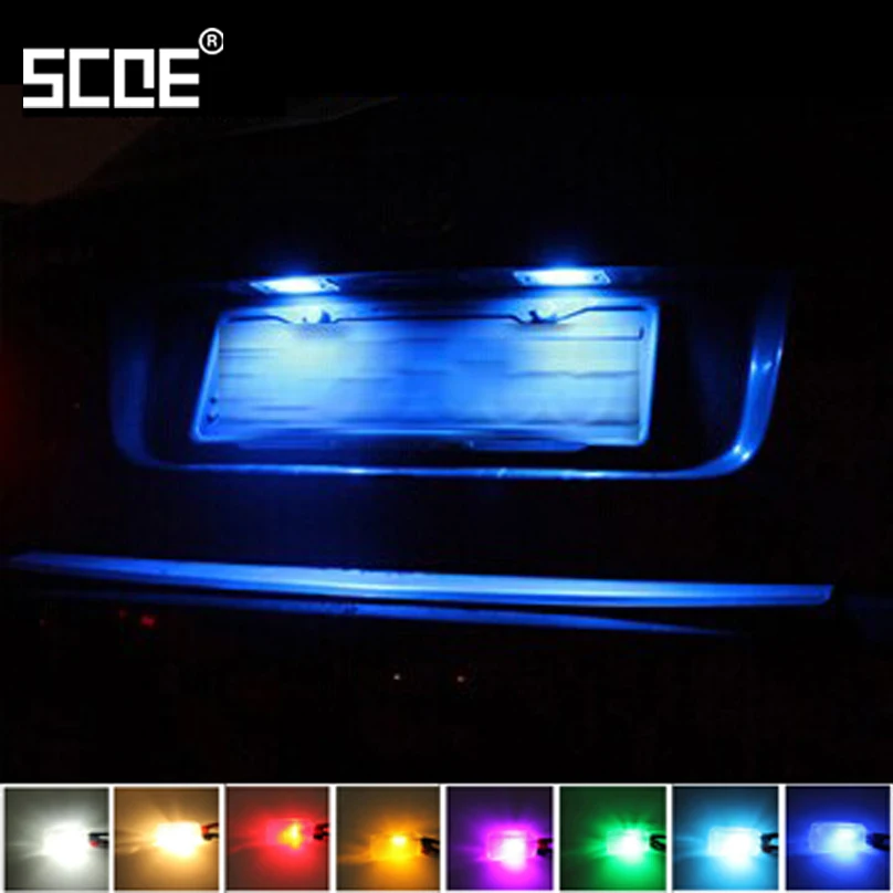 Per Peugeot Bipper Van Boxer Boxer 2 Scoe Nuovo Di Alta Qualità 2X3Smd 5050Led Luce Della Targa Fonte Lampadina Car Styling