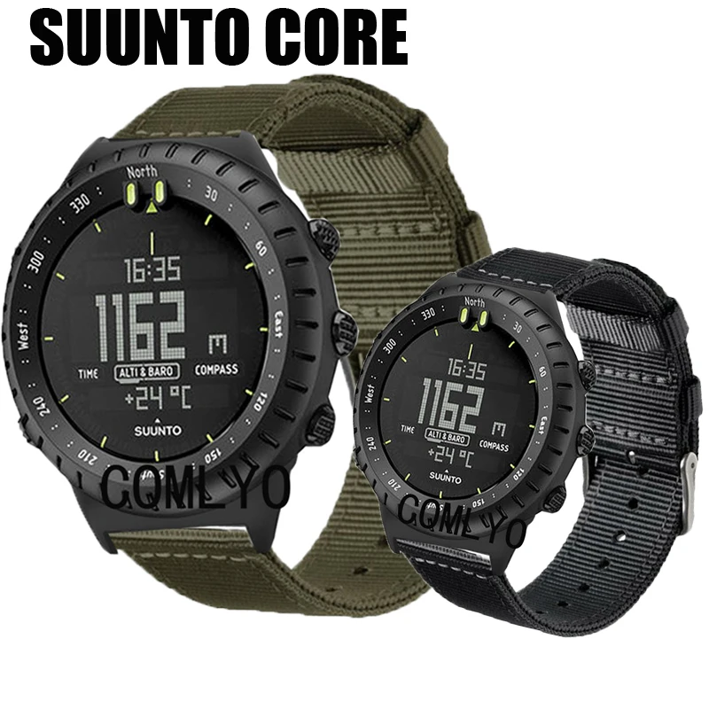 Cinturino Per Suunto Core Strap Smartwatch Band Nylon Canva Sports Belt