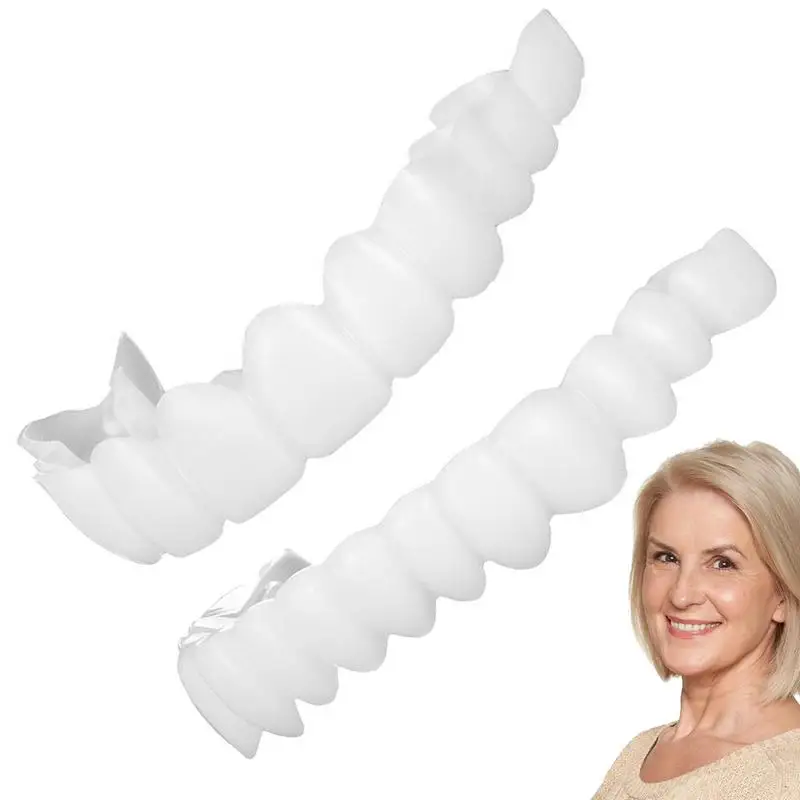 Copertura Per Denti Finti Snap On Teeth Impiallacciature Per Uomini E Donne Coprire I Denti Denti Finti Fiducia Istantanea Sorriso Denti Temporanei