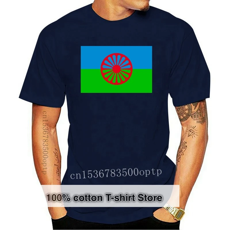 Maglietta Bandiera Manouche Gypsy Man Rom Gipsy Travellers Gypsy Flag
