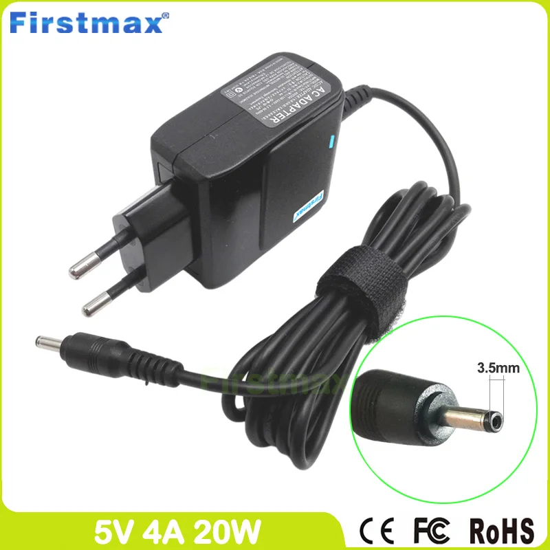 Caricabatteria Adattatore Ca 5V 4A Ads-25Sgp-06 05020E Per Lenovo Lenovo Miix 320-10Icr 310-10Icr 300-10Iby Ideapad 100S-80R2