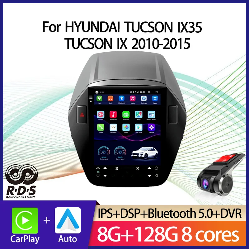 Per Hyundai Tucson Ix35/Tucson Ix 2010-2015 Android Tesla Style Car Gps Navigation Auto Radio Stereo Multimedia Player