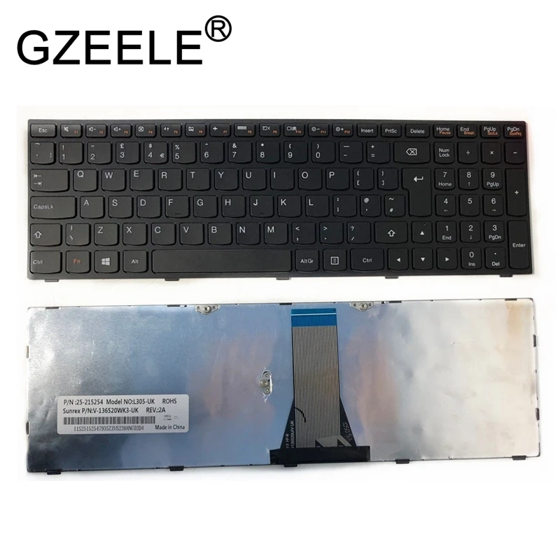 Nuova Tastiera Uk Per Laptop Per Lenovo Ideapad 305-15 305-15Ibd 305-15Iby 305-15Ihw Tastiera Uk