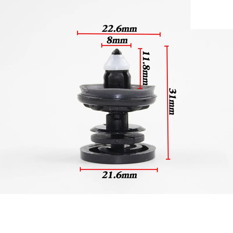 10Pcs/Set Interior Door Trim Panel Card Clips For Vw Volkswagen Touran Tiguan Golf Passat Polo Car Plastic Rivets Fasteners
