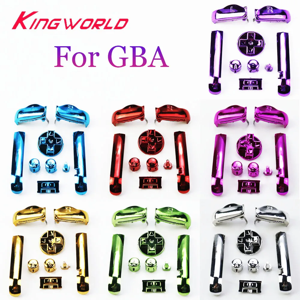 Sostituzione Galvanica Power On Off Key Keypad Per Gameboy Advance Gba L R A B Direction Button D Pads