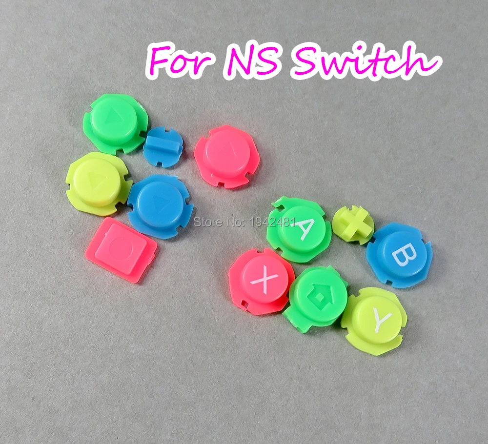 1Set Per Nintendo Switch Ns Nx Controller Joy-Con/Per Joy Con Controller Sinistro Destro Direzioni Abxy Tasti Joystick