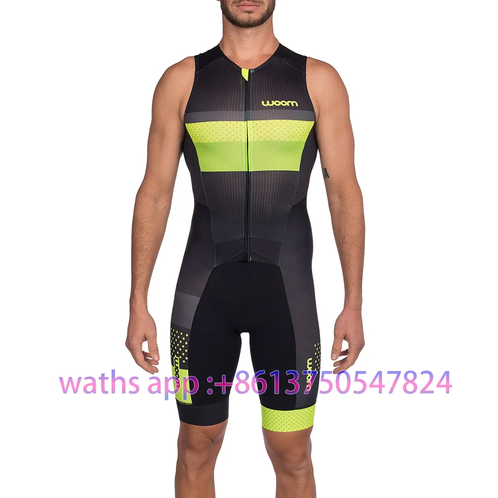 Tuta Senza Maniche Woom Triathlon Road 2023 Tuta Da Ciclismo Estiva Da Uomo Maillot Ciclismo Tuta Da Bici Mtb All'Aperto
