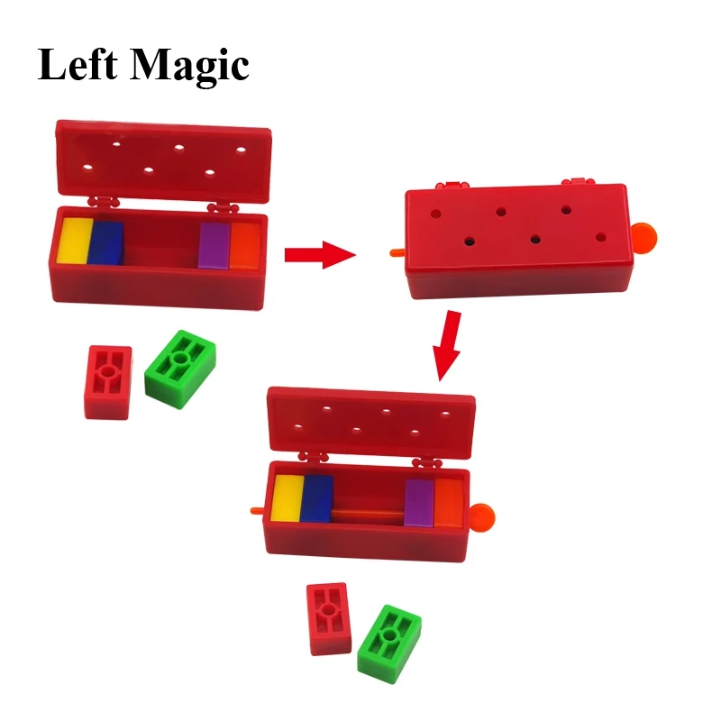 Miraculous Brick Rainbow Magic Tricks Profetion Magic Props Comedy Gimmick Muslimb