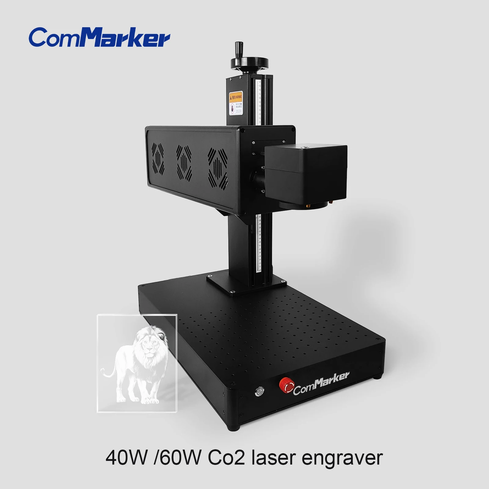 Commarker B4 40W Macchina Per Marcatura Laser Co2 Macchina Per Incisione Laser Per Tubi Metallici 60W Taglio Per Incisore Di Carta In Pelle Acrilica D