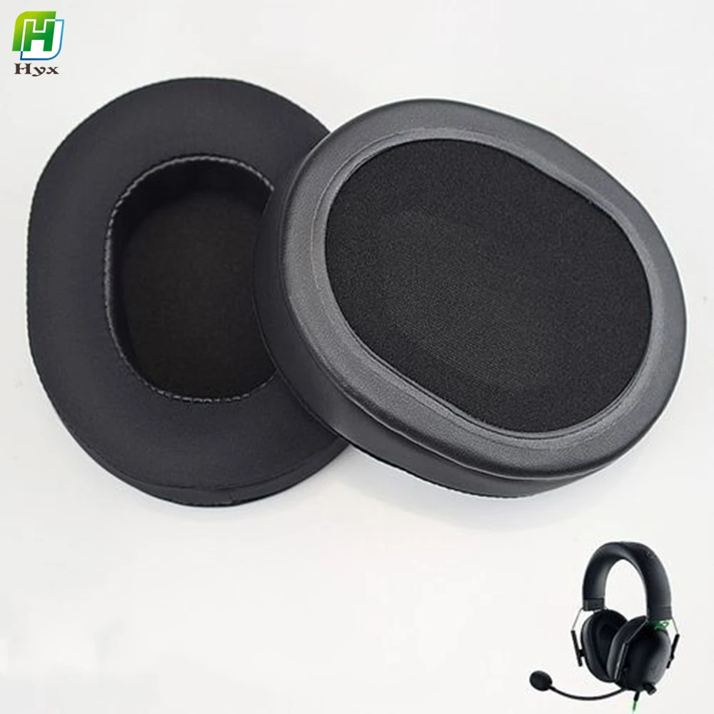 Hyx1 Pair Gel Sleeves Ear Pad For Razer Blackshark V2 V2X Earmuffs Headphone Sleeves Replacement Accessories