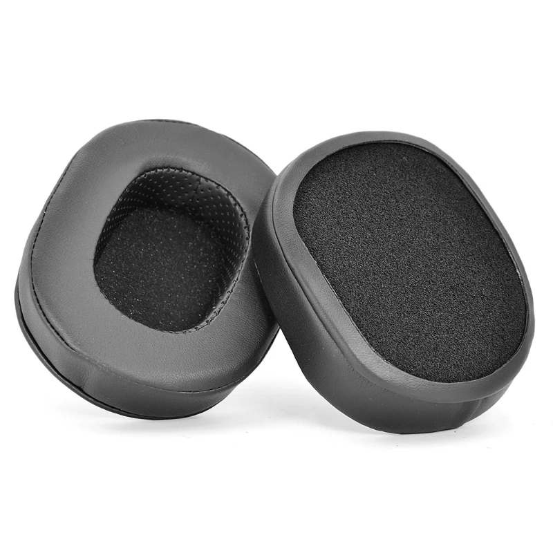 Auricolari 2 Pezzi Per Razer Blackshark V2 X, Sostituzione V2 Pro, Ovale Nero